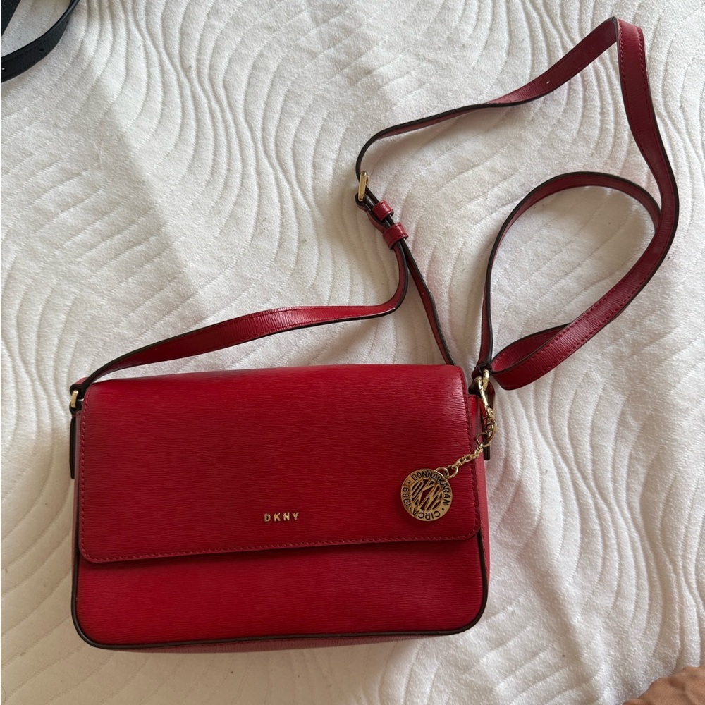DKNY Cherry Red Crossbody Bag
